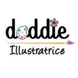 Logo doddie illustratrice Pour mieux me connaitre: bonjour, je m'appelle Dorothée alias Doddie illustratrice