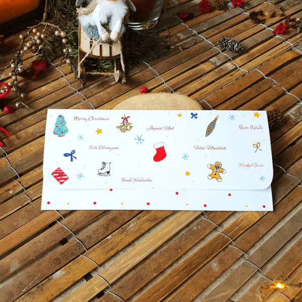 porte billet Noël international