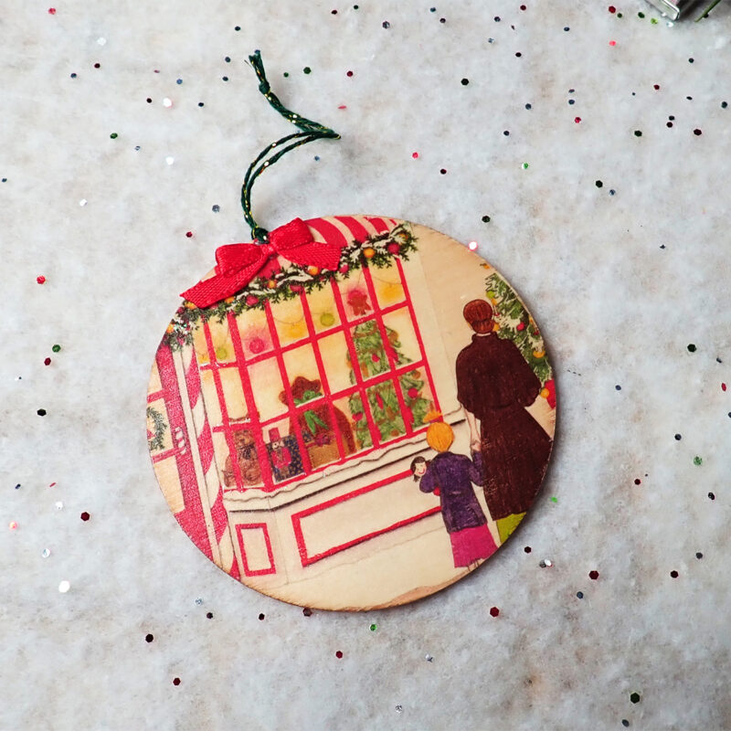 Boutique de Noël décoration bois