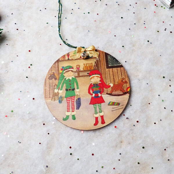 L'atelier du père Noël décoration bois