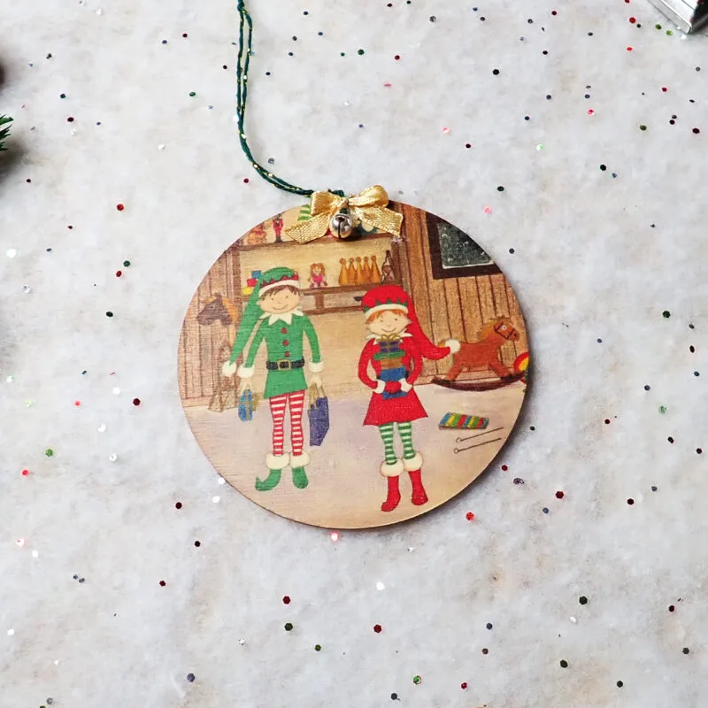 L'atelier du père Noël décoration bois