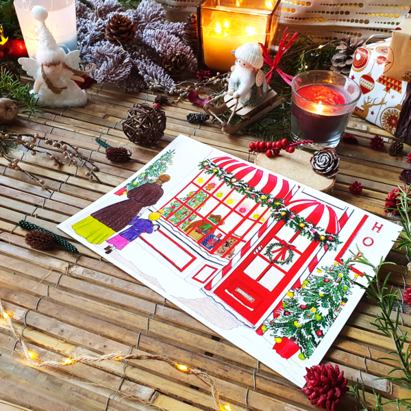 Affiche Boutique de Noël