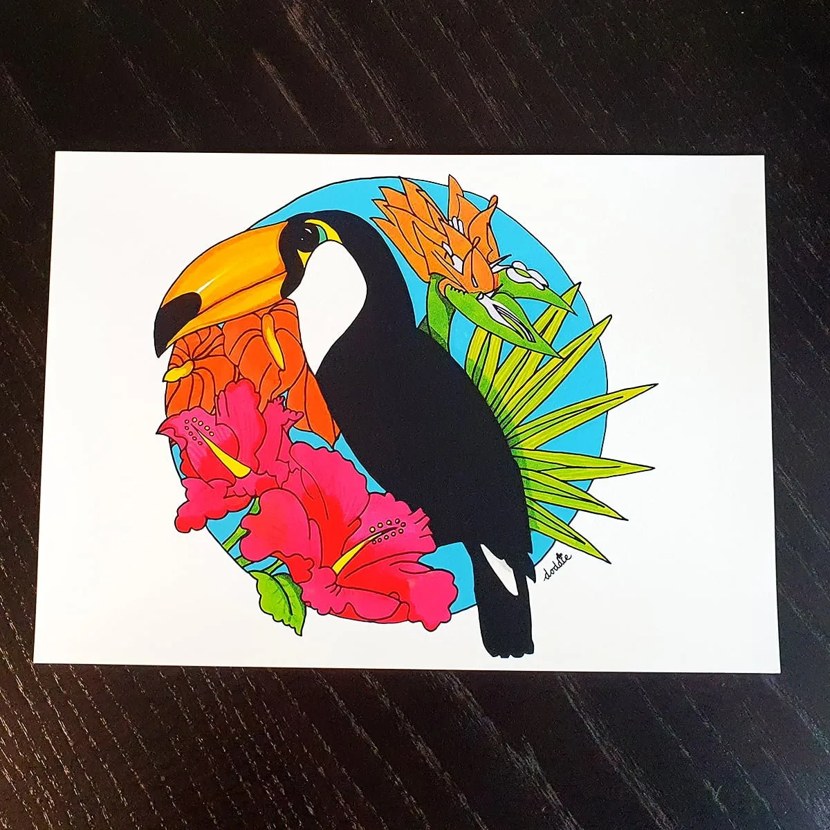 Affiche fine art Toucan Jungle