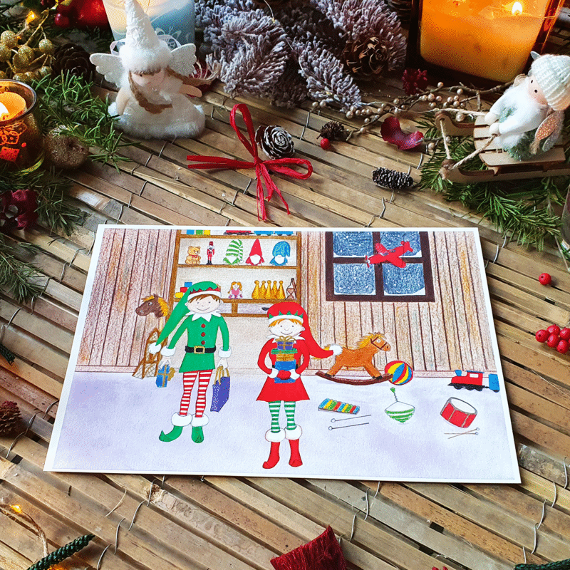 Affiche atelier du père noël