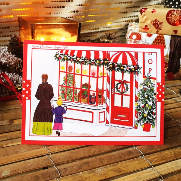 Carte La boutique de Noël