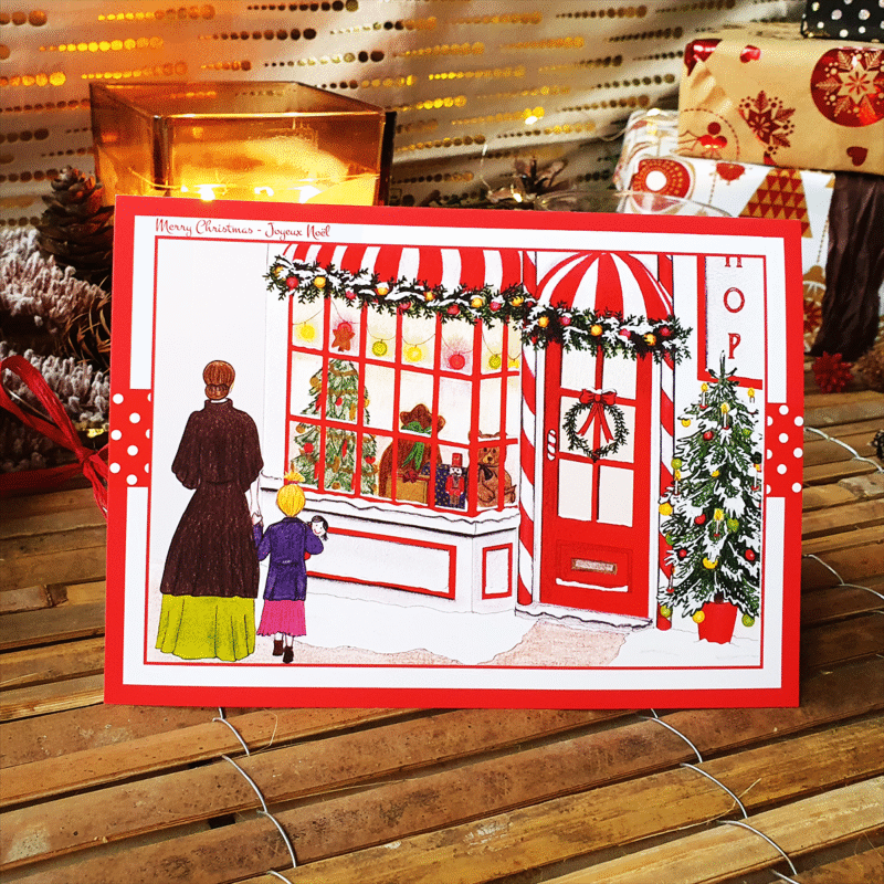 Carte La boutique de Noël