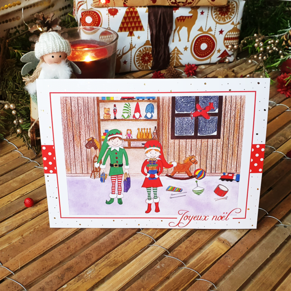 Carte L'atelier du père Noël