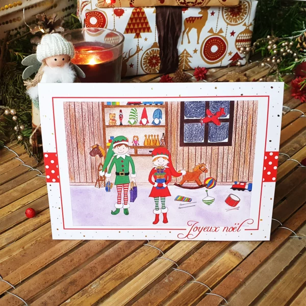 Carte L'atelier du père Noël