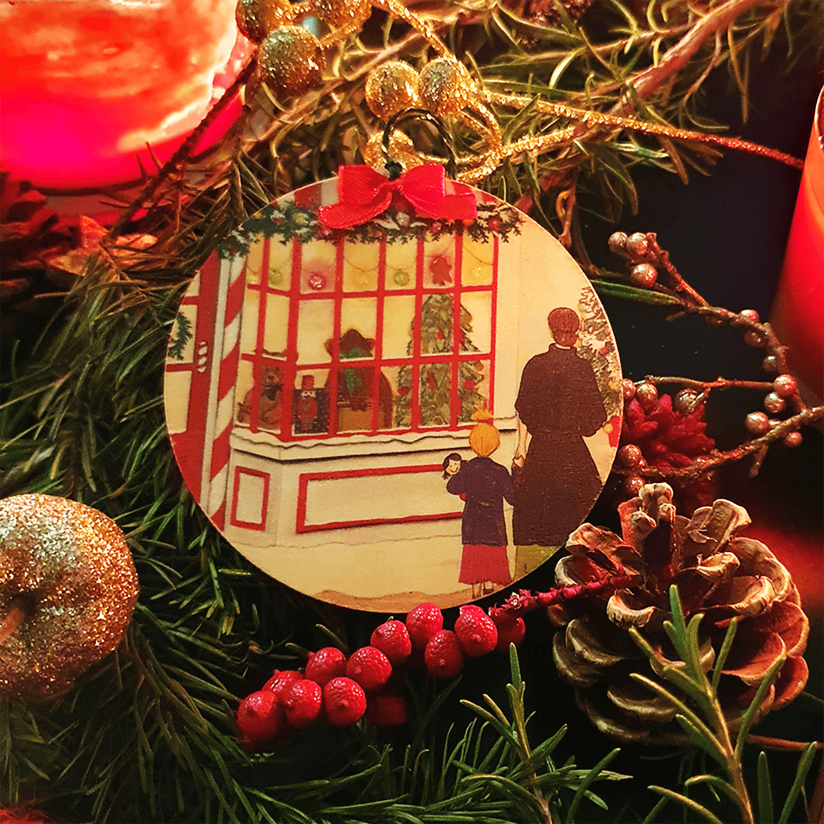 Boutique de Noël décoration bois