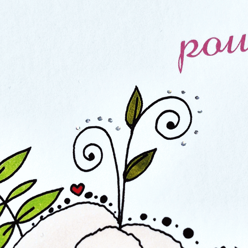 Carte de félicitations Bouquet mandala