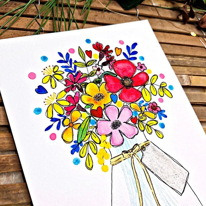 Affiche éclat floral