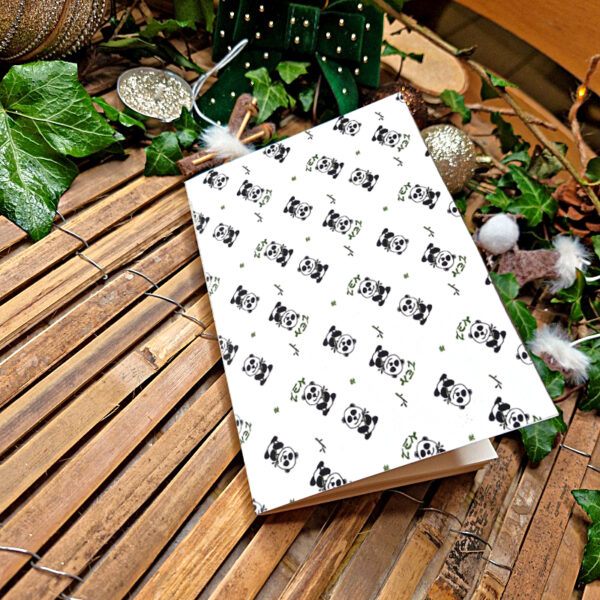 Carnet panda mignon