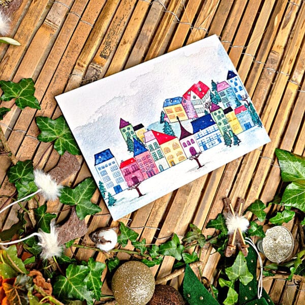 Carte de Vœux Sérénité en Pays Scandinave