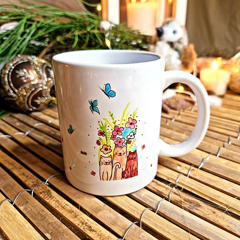 Mug Chat l'Heureux – Collection Une Histoire de Chat
