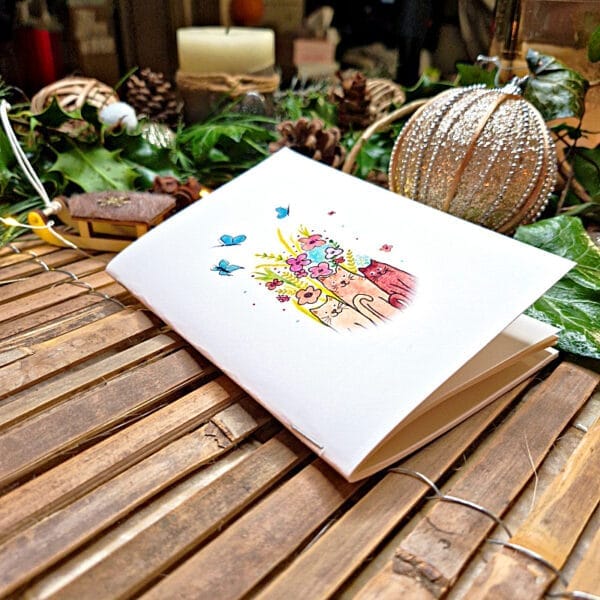 Carnet 'Chat l'heureux' – Collection Une Histoire de Chat