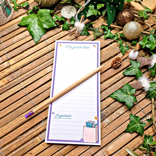 Bloc-notes “Ma petite liste” – Illustré avec Chats