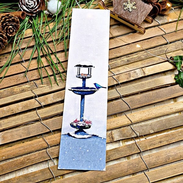 Marque-page Fontaine  Plumes d'hiver