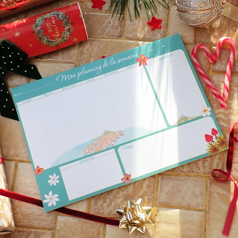 Planning semainier Tahiti