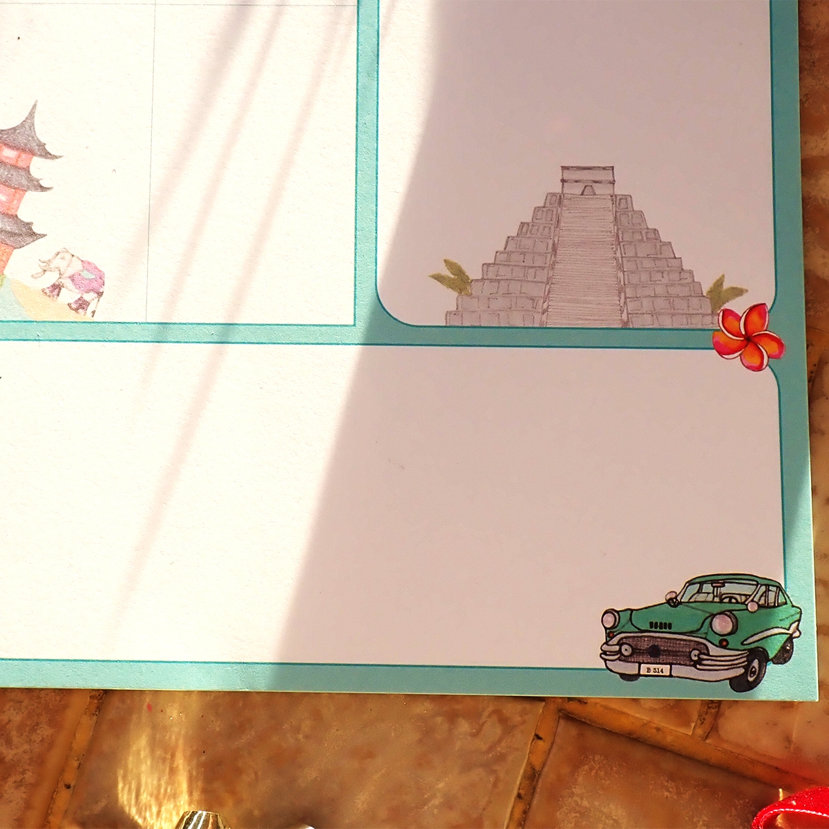 Planning semainier Tour du monde – Image 5