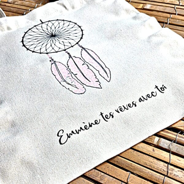 Sac en coton attrape-rêves