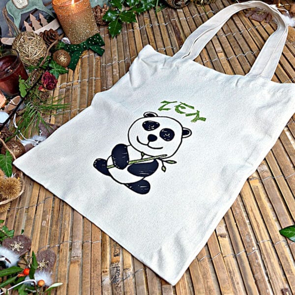 Sac en Coton Panda Mignon