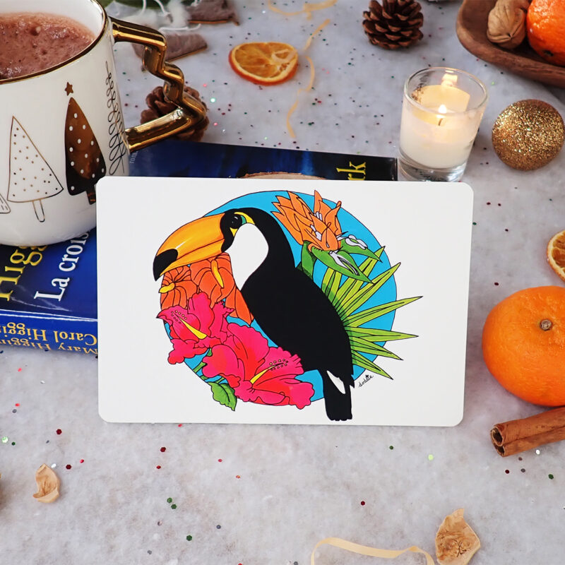 Toucan Jungle Petite affiche 10x15cm tirage Fine Art
