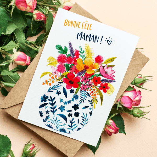 Carte Harmonie de fleurs sauvages