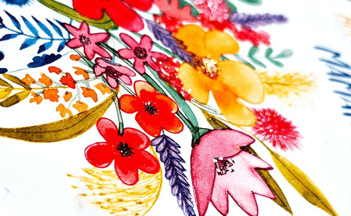 Carte Harmonie de fleurs sauvages – Image 3