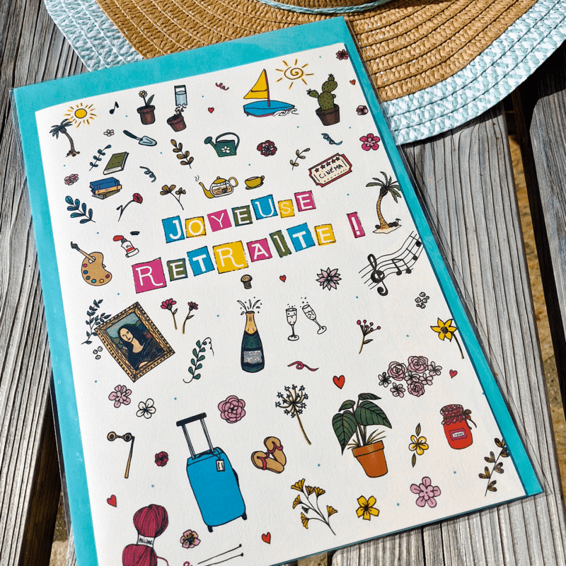 Maxi carte joyeuse retraite