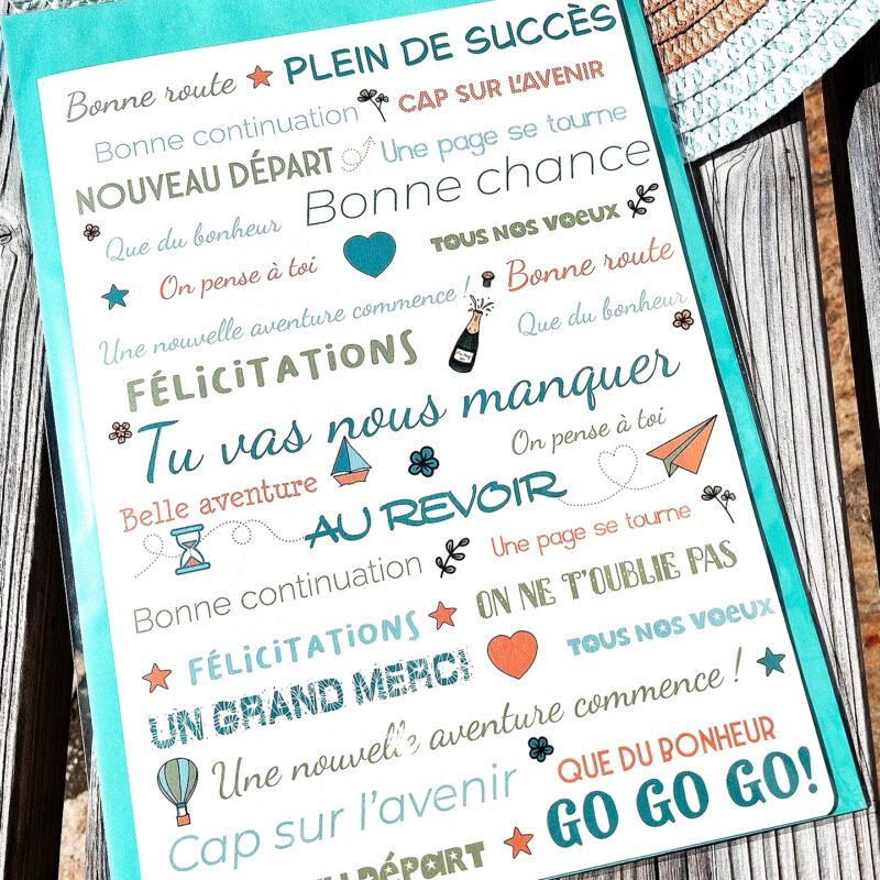 Maxi Carte Nouveau départ