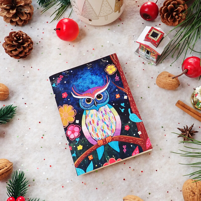 Carnet A6 Chouette mystique